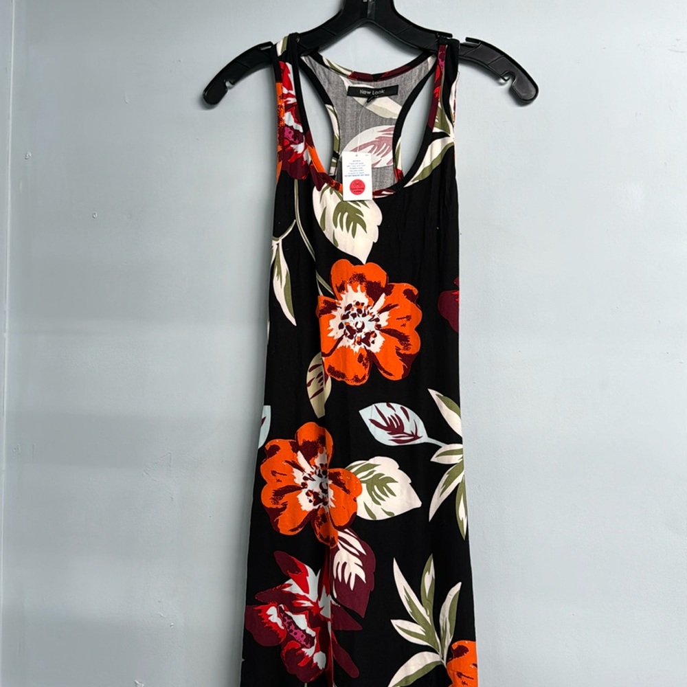 NWT Racerback Maxi Dress with Double Slits